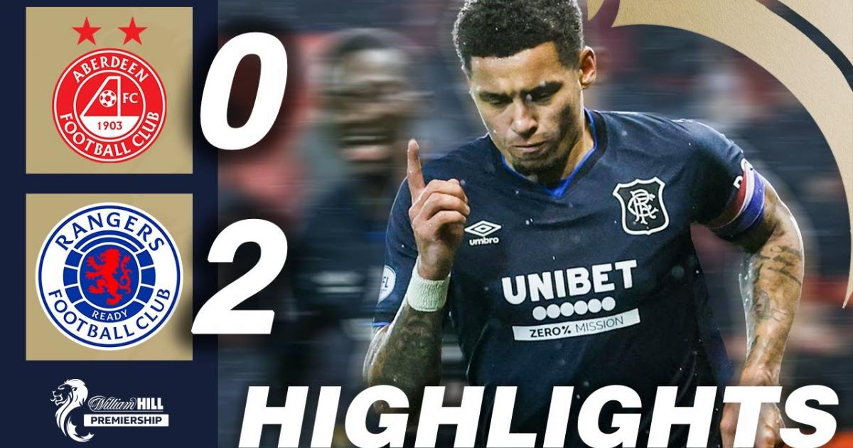 Highlights trận đấu giữa Aberdeen và Rangers