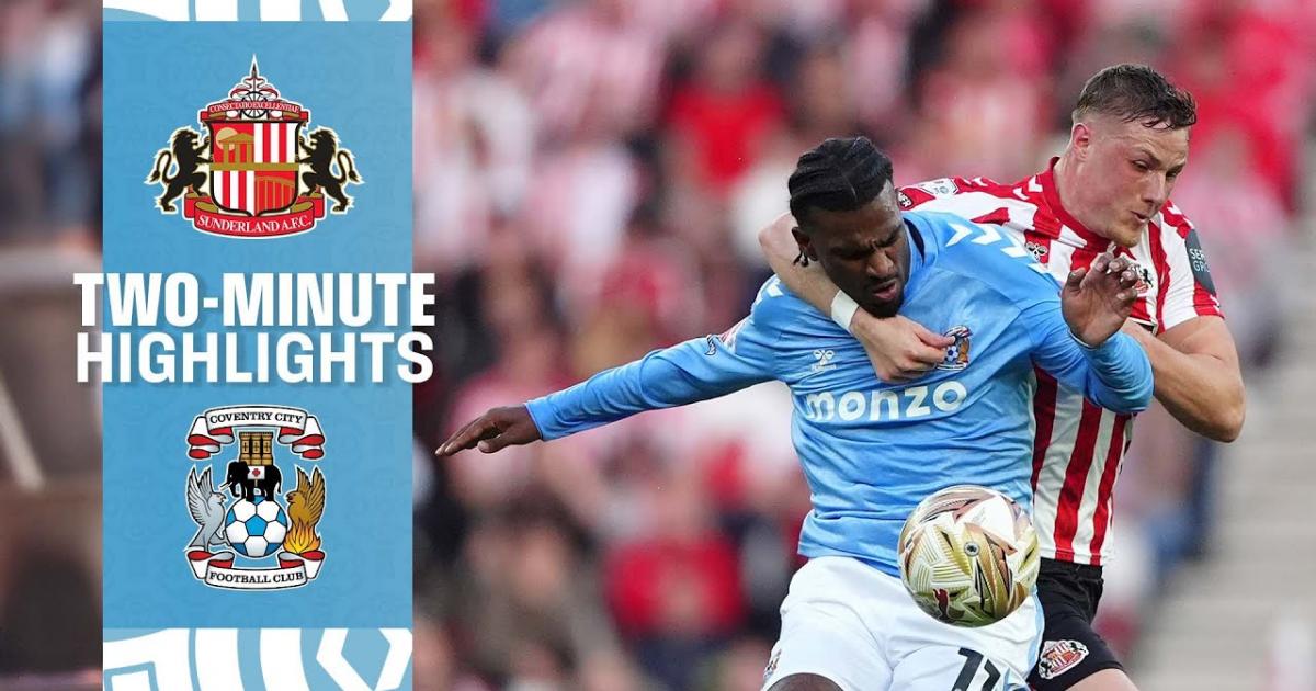 Highlights trận đấu giữa Sunderland và Coventry