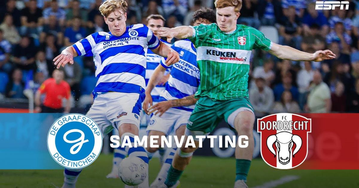 Highlights trận đấu giữa De Graafschap và Dordrecht 90