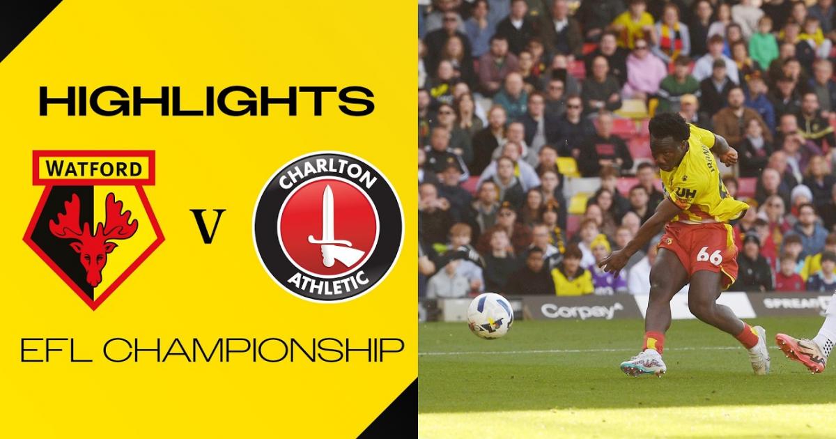 Watford - Charlton Athletic