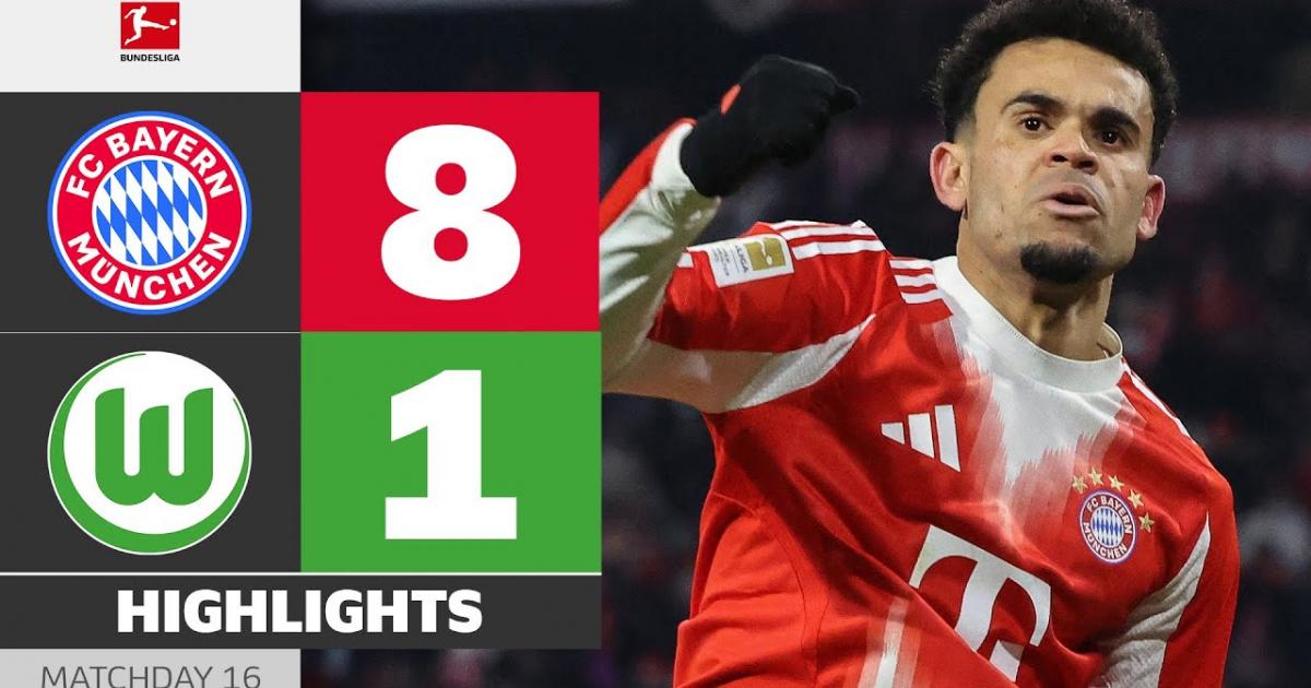 Highlights trận đấu giữa Bayern Munich và Wolfsburg
