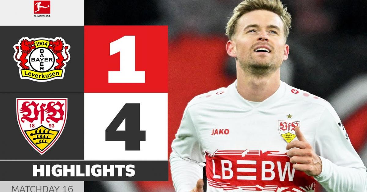 Highlights trận đấu giữa Bayer Leverkusen và Stuttgart