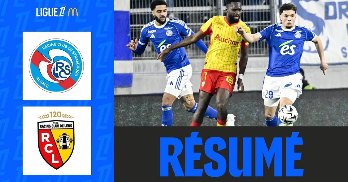 Highlights trận đấu giữa Strasbourg và Lens