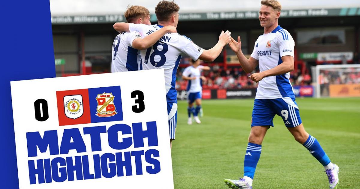 Crewe - Swindon Town: Highlights