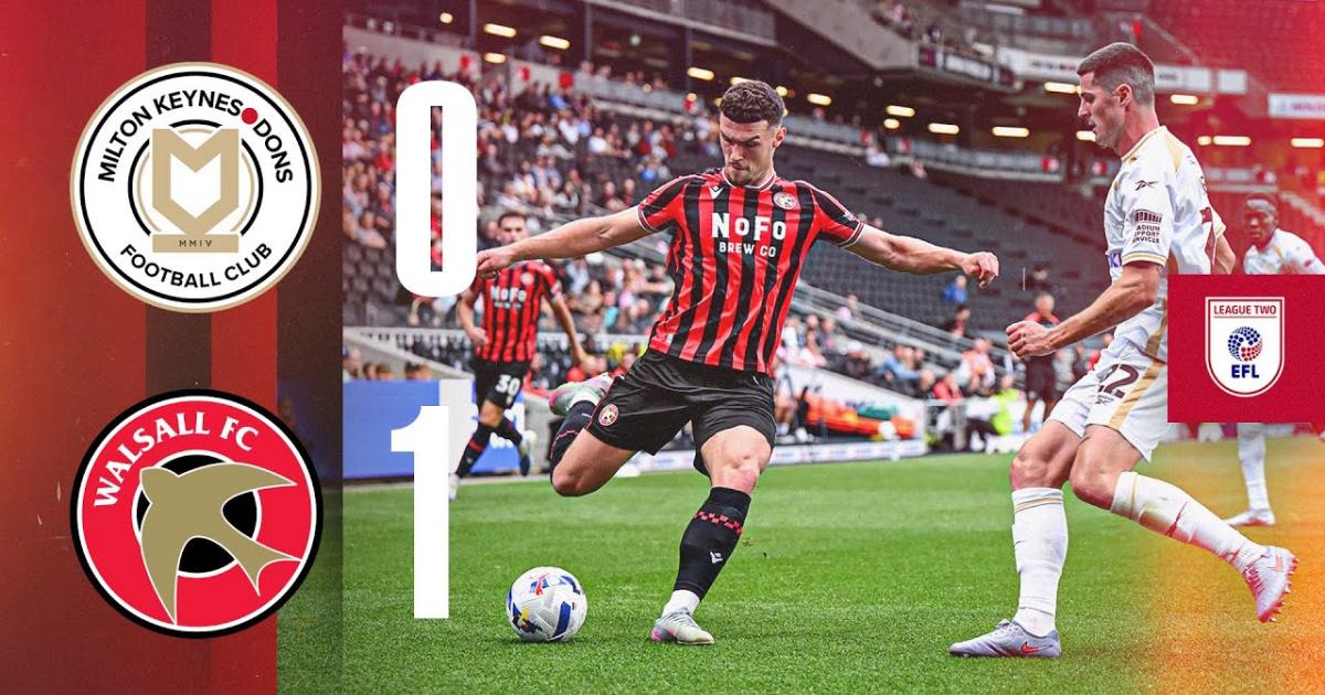 Milton Keynes Dons - Walsall: Highlights