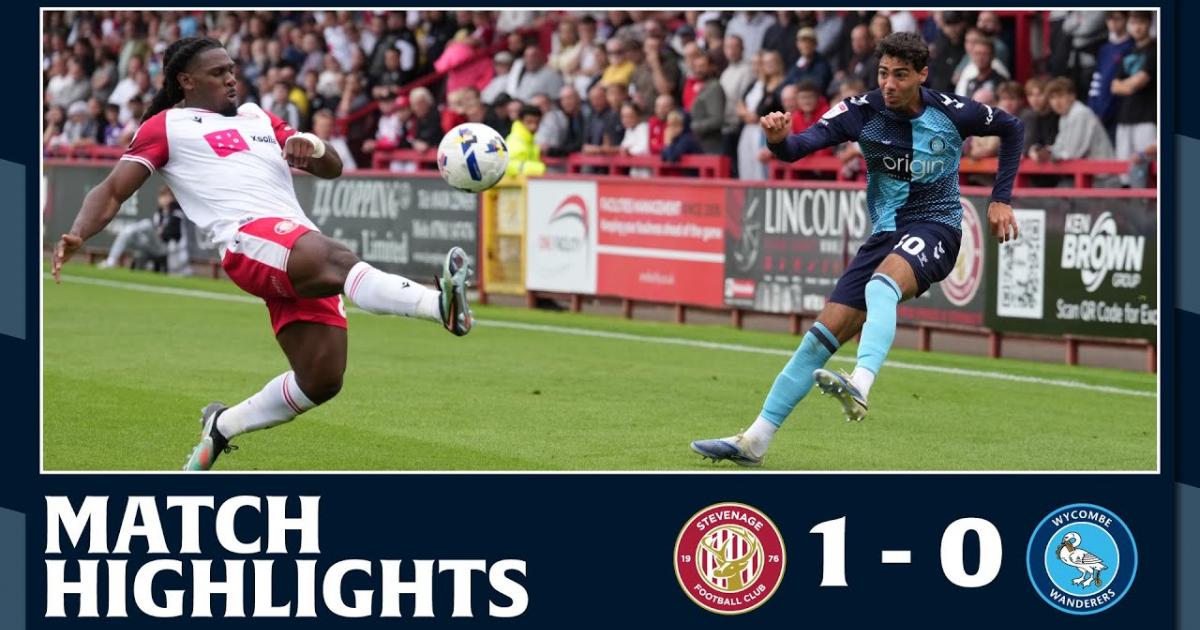 Stevenage - Wycombe Wanderers: Highlights
