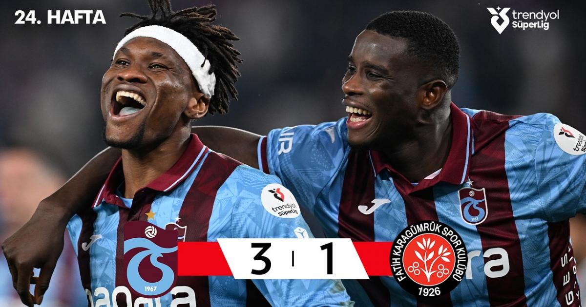 Highlights trận đấu giữa Trabzonspor và Karagumruk