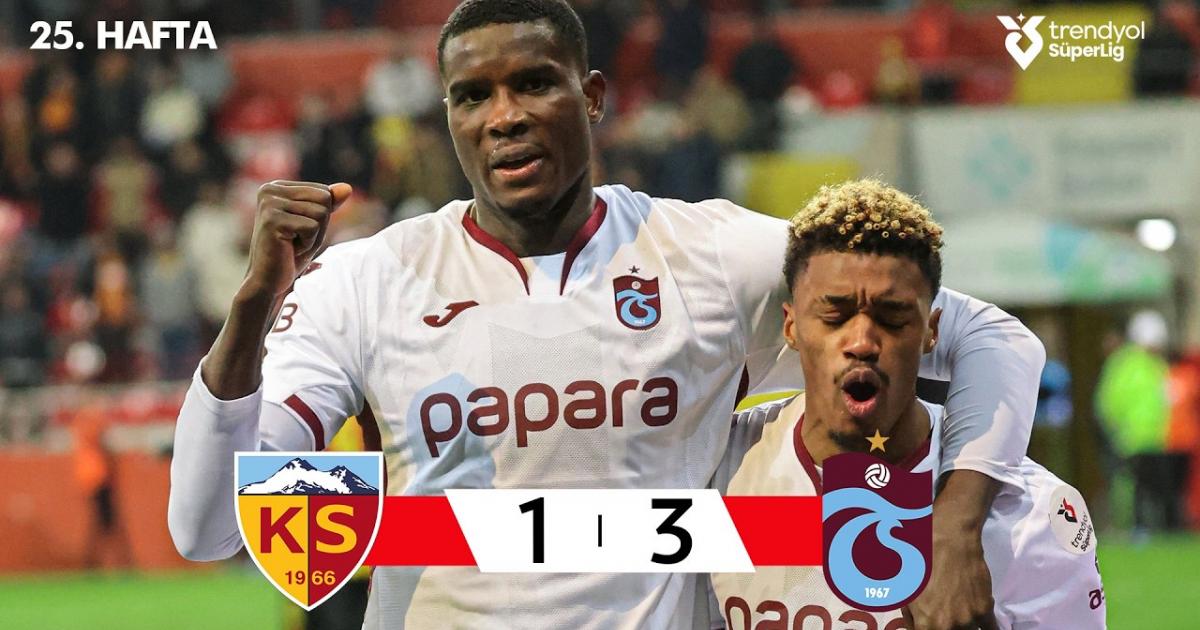 Kayserispor - Trabzonspor