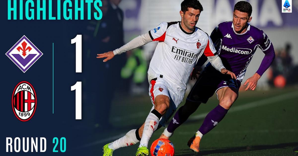 Highlights trận đấu giữa Fiorentina và AC Milan