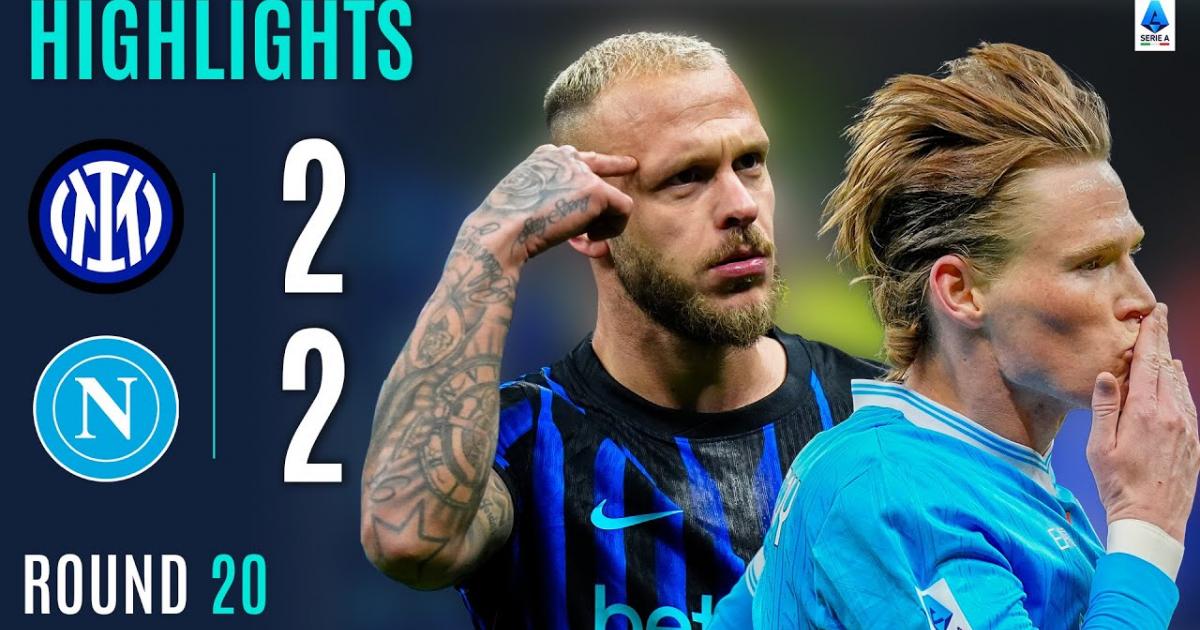 Highlights trận đấu giữa Inter Milan và Napoli