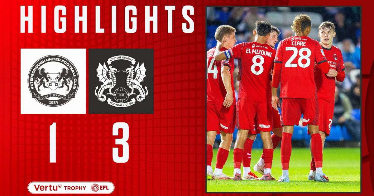 Peterborough United - Leyton Orient: Highlights