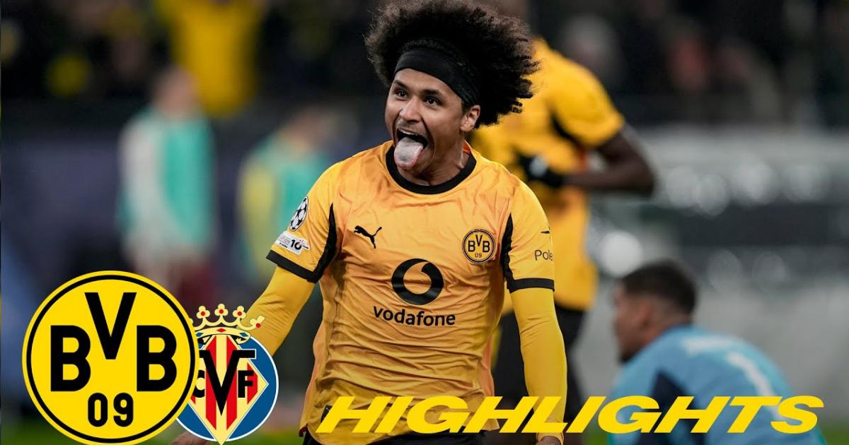 Highlights trận đấu giữa Borussia Dortmund và Villarreal
