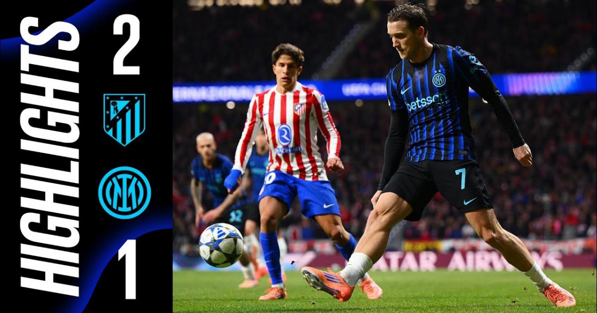 Highlights trận đấu giữa Atletico Madrid và Inter Milan