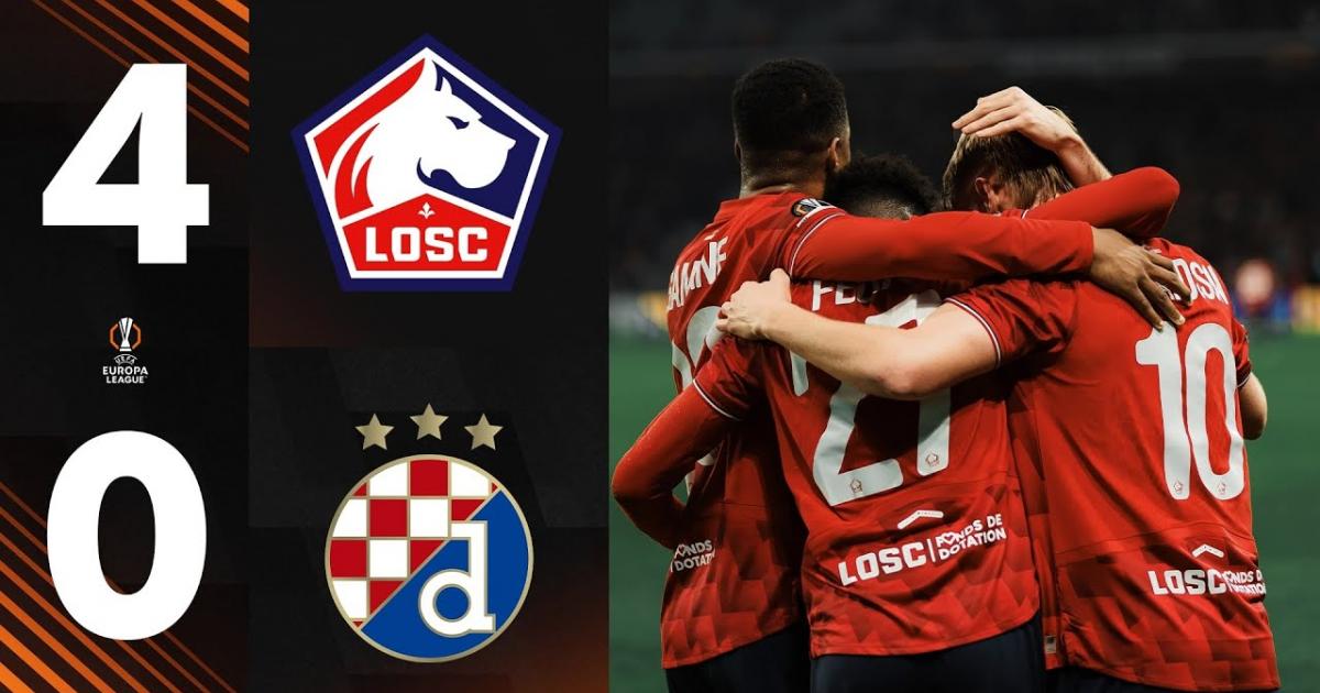 Highlights trận đấu giữa Lille và Dinamo Zagreb