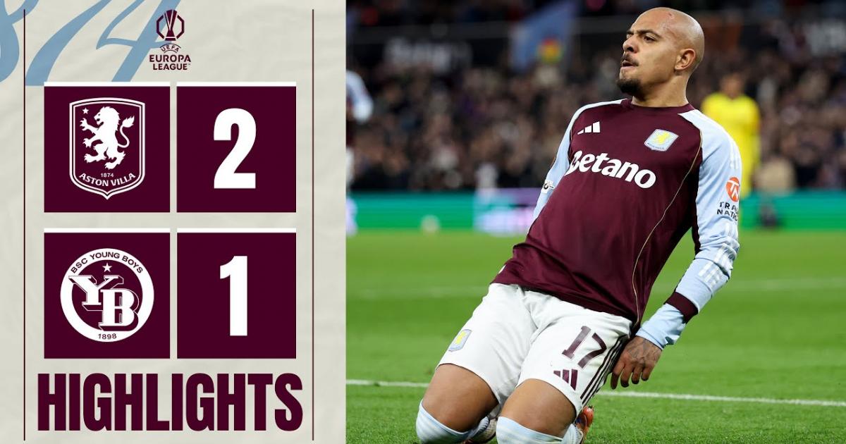 Highlights trận đấu giữa Aston Villa và Young Boys