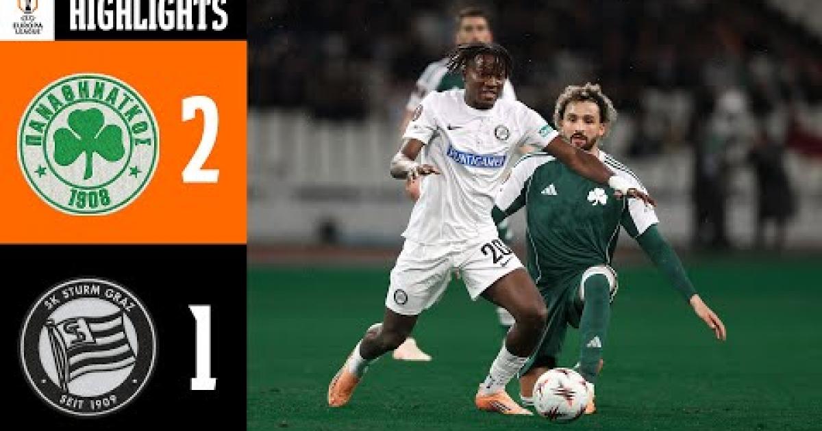 Highlights trận đấu giữa Panathinaikos và Sturm