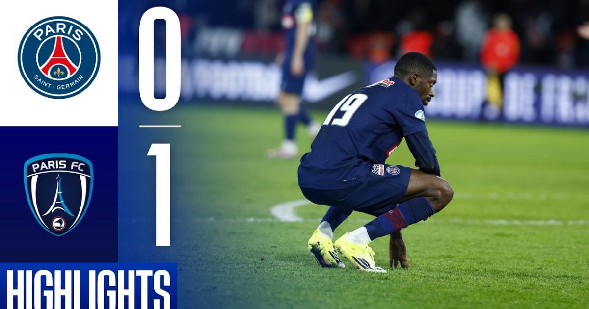 Highlights trận đấu giữa PSG và Paris FC