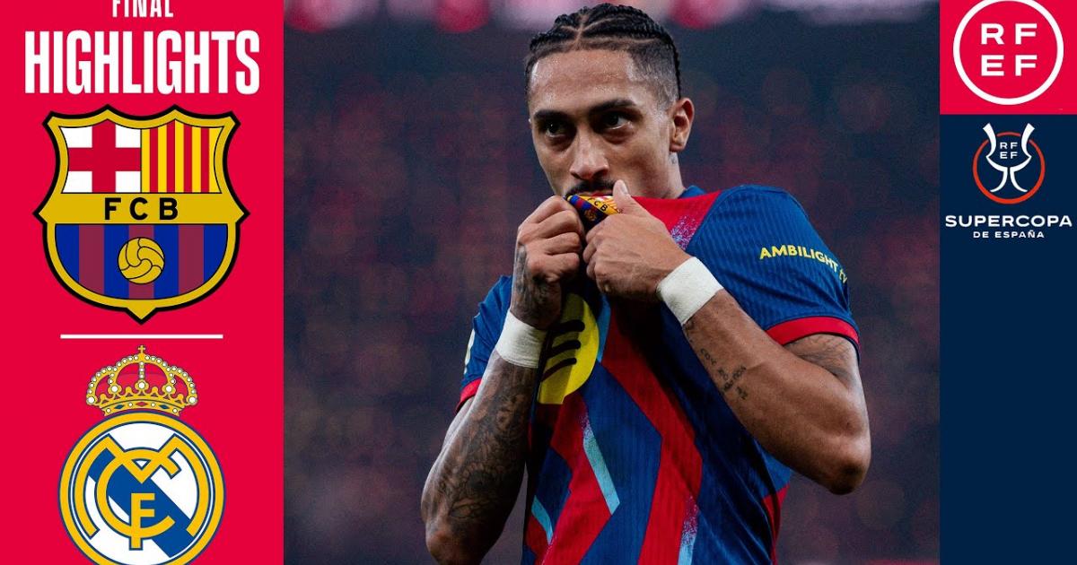 Highlights trận đấu giữa Barcelona và Real Madrid