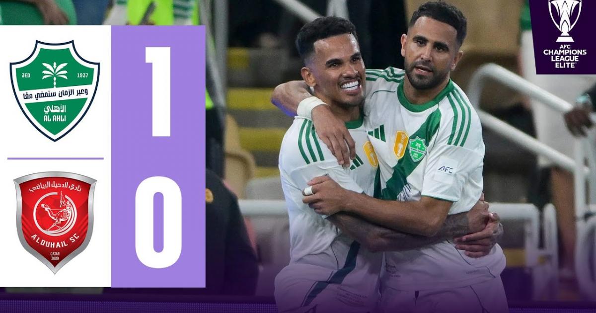 Highlights trận đấu giữa Al Ahli Jeddah và Al Duhail