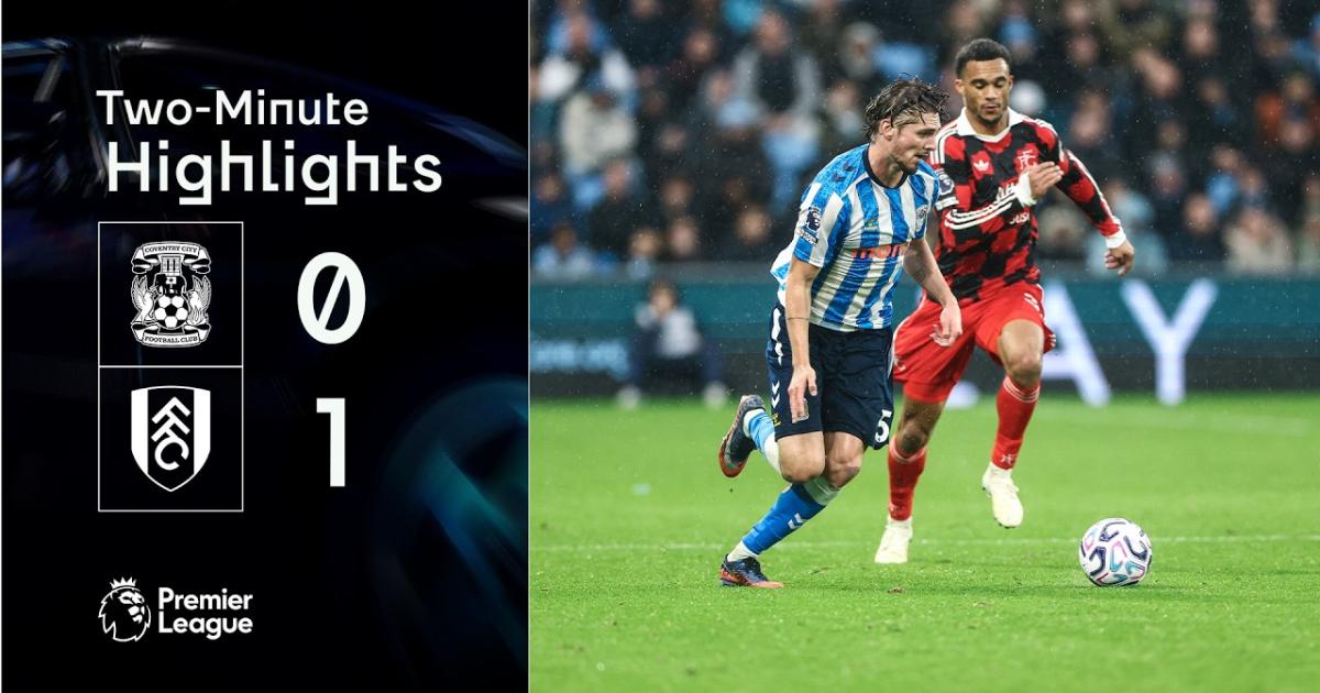 ملخص Coventry - Fulham