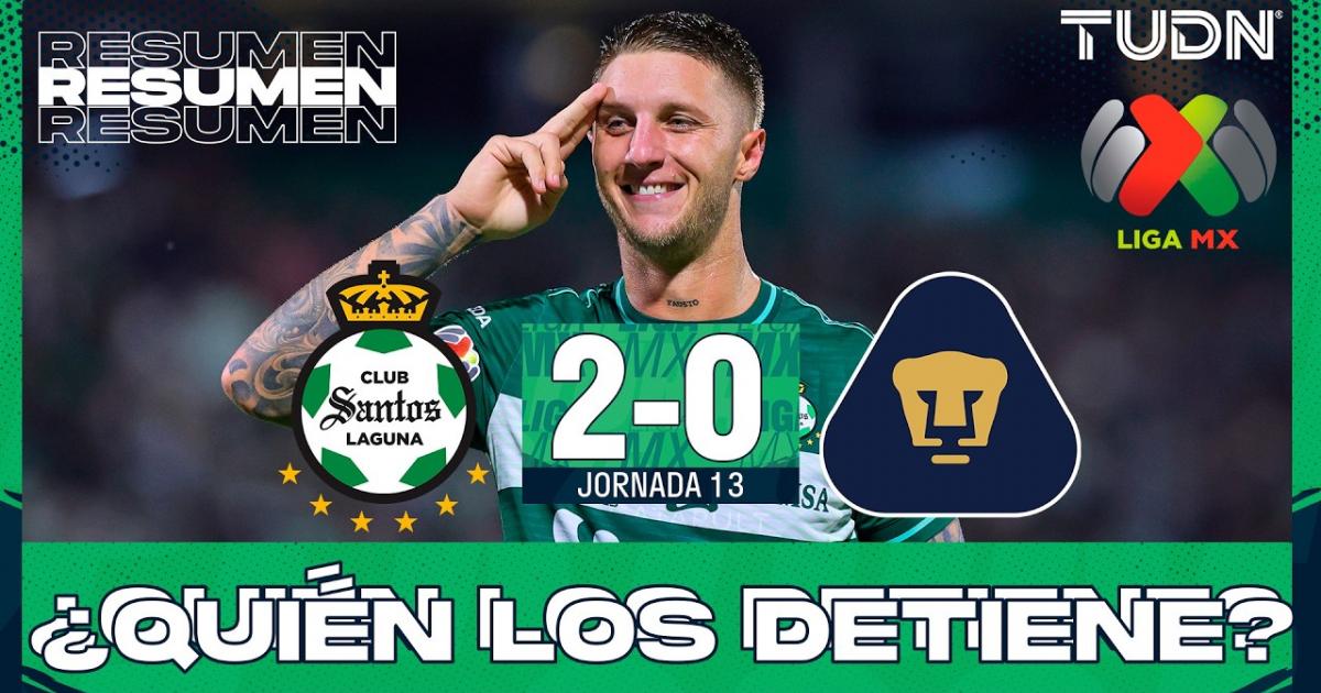 ملخص Santos Laguna - Pumas