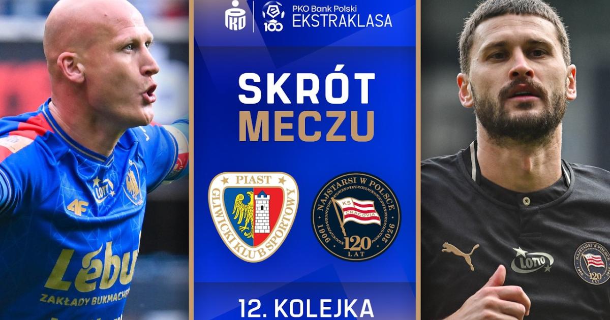ملخص المباراة Piast Gliwice × Cracovia