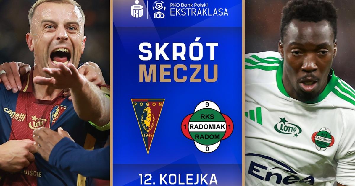 ملخص المباراة Pogon Szczecin × Radomiak Radom