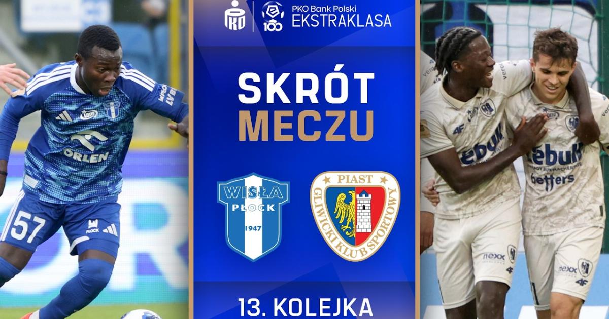 ملخص المباراة Wisla Plock × Piast Gliwice