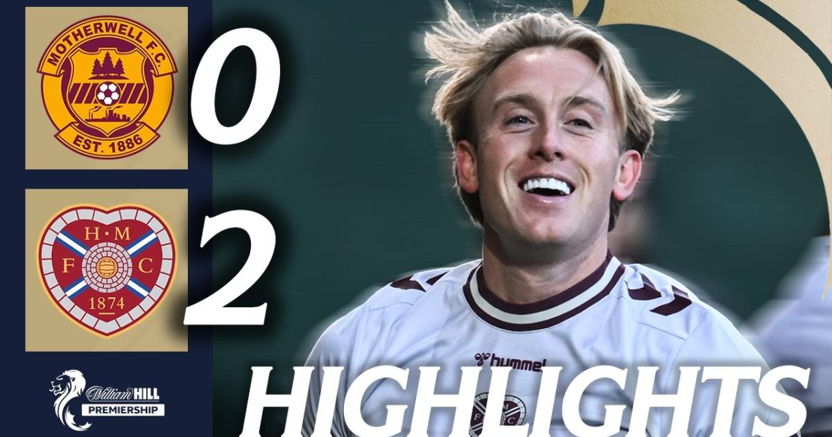 ملخص المباراة Motherwell × هارتس