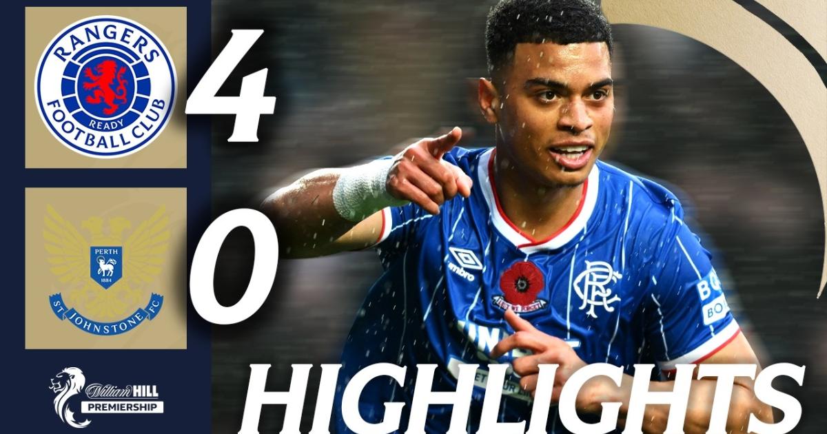 ملخص المباراة رينجرز × St. Johnstone