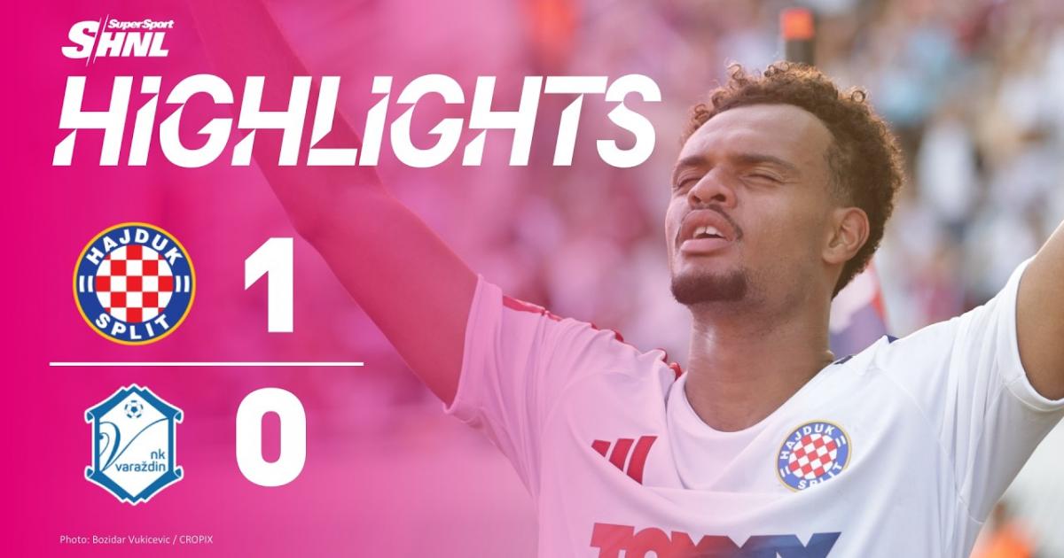 ملخص المباراة Hajduk Split × Varazdin