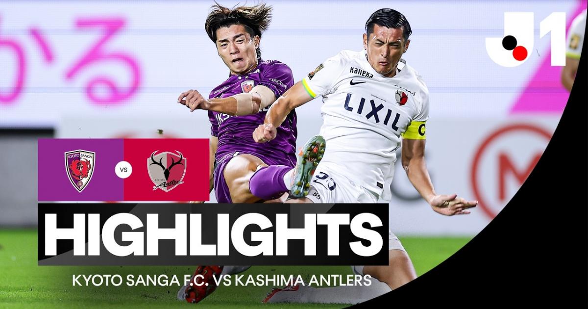 ملخص المباراة Kyoto Purple Sanga × Kashima Antlers