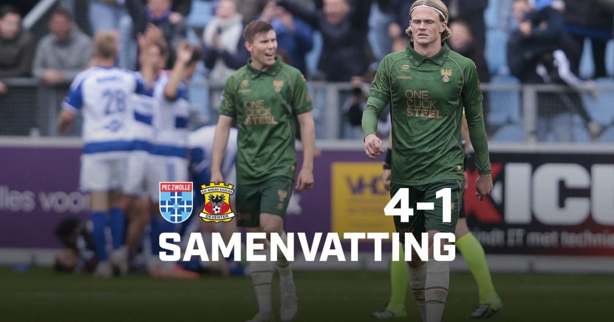 ملخص Zwolle - Go Ahead Eagles