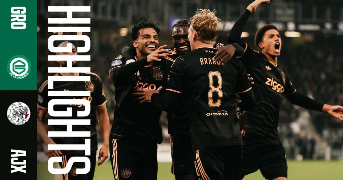 ملخص المباراة Groningen × أياكس