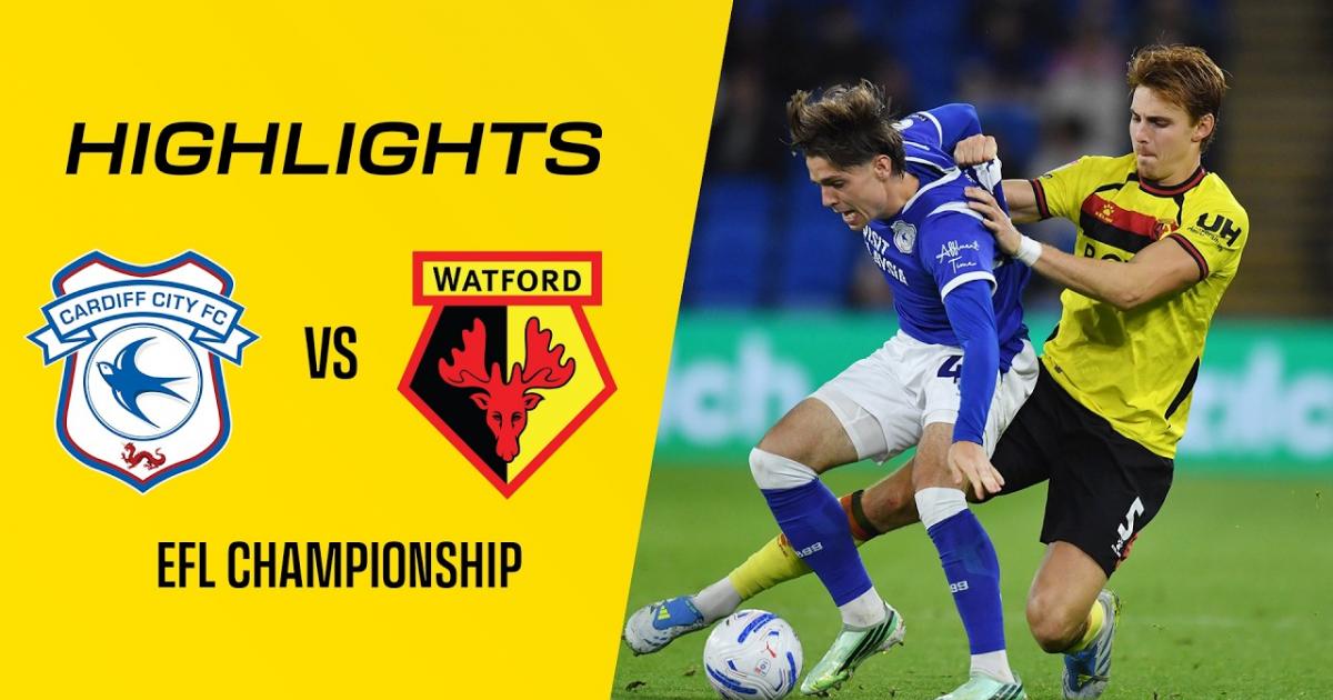 ملخص المباراة Cardiff City × Watford