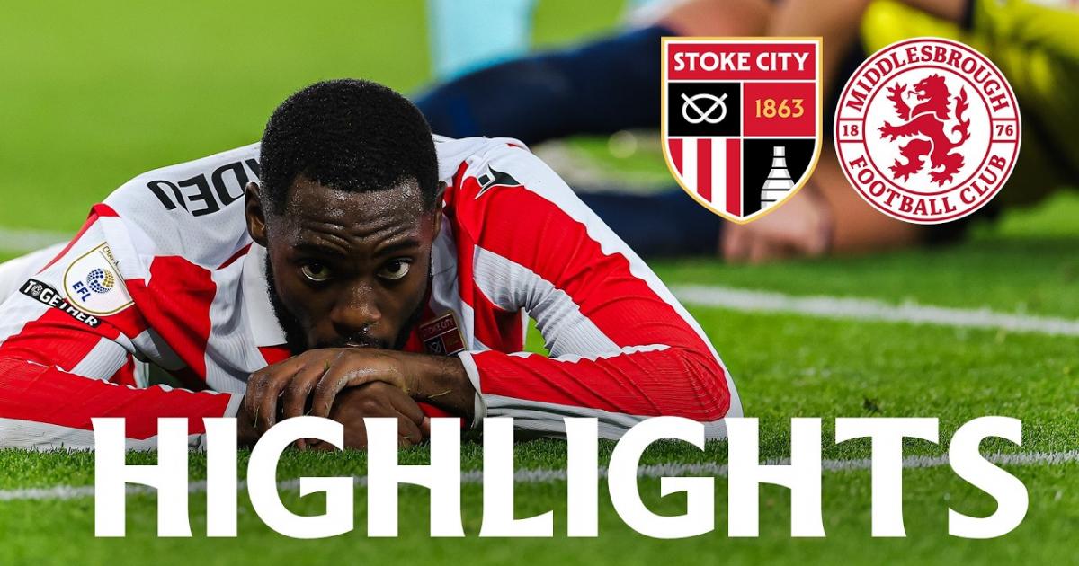 ملخص Stoke City - Middlesbrough