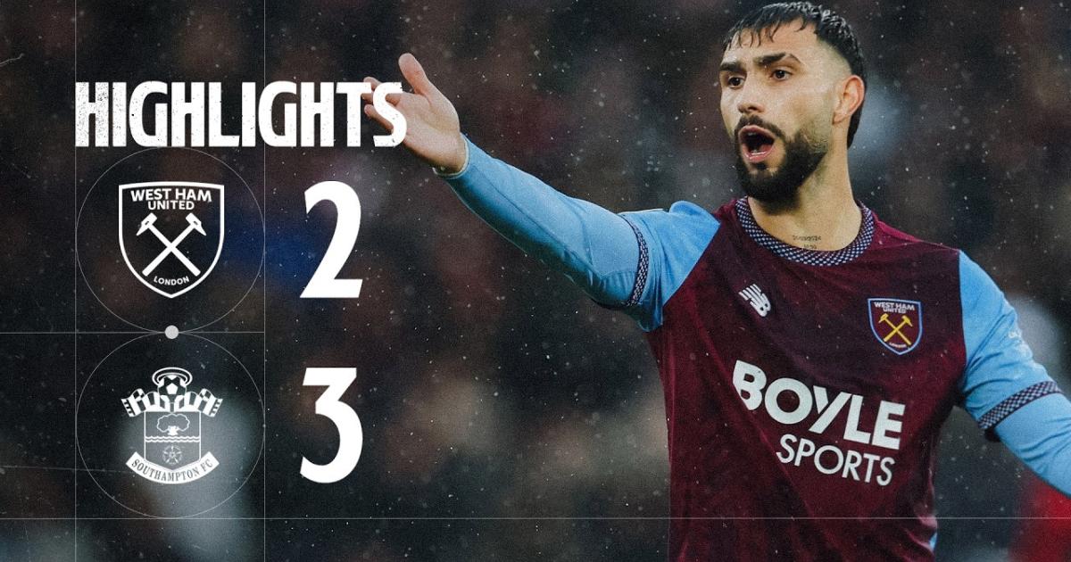 ملخص West Ham United - Southampton