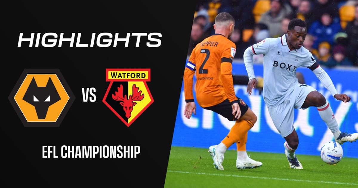 ملخص المباراة وولفرهامبتون × Watford