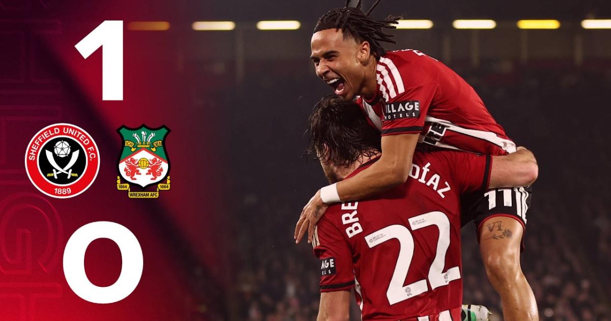ملخص المباراة Sheffield United × Wrexham