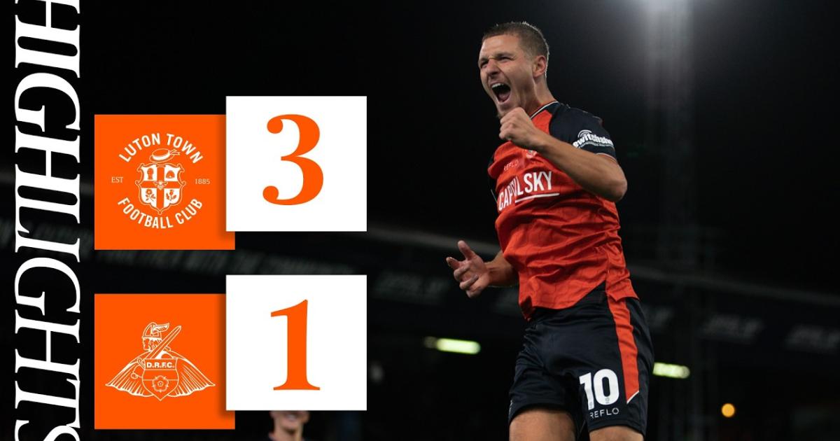 ملخص المباراة Luton × Doncaster Rovers