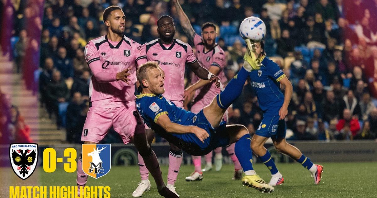 ملخص Wimbledon - Mansfield Town