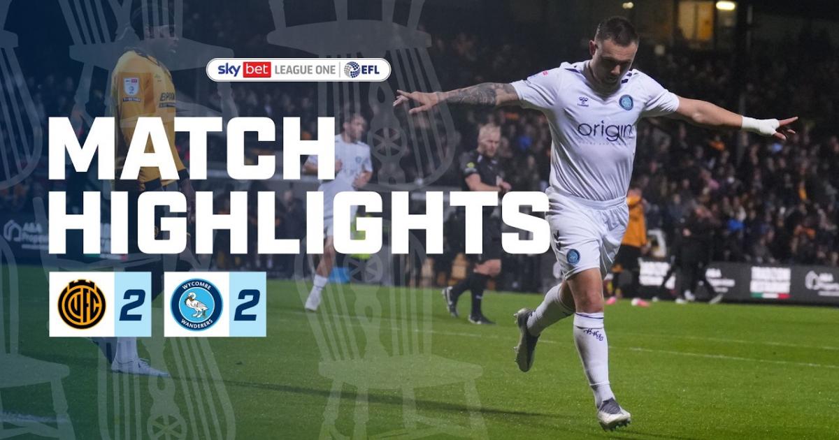 ملخص Cambridge United - Wycombe Wanderers
