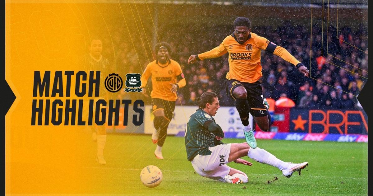 ملخص Cambridge United - Plymouth