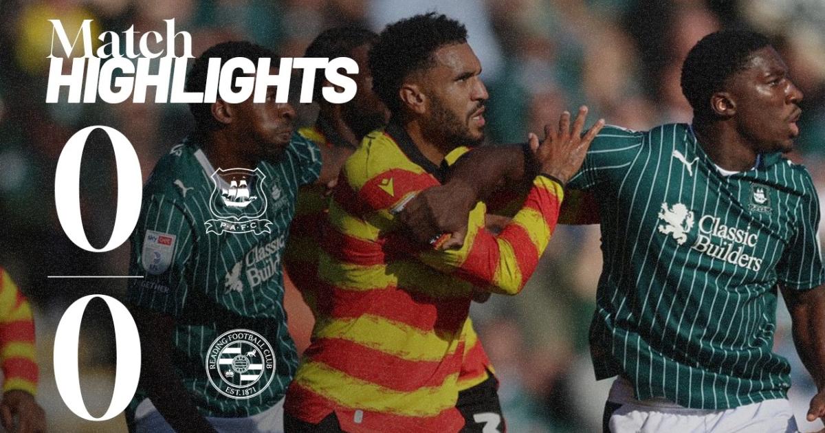 ملخص المباراة Plymouth × Reading