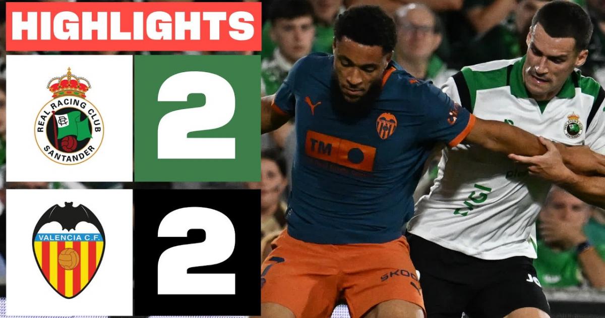 Racing Santander - Valencia