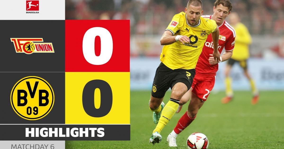 ملخص Union Berlin - Borussia Dortmund