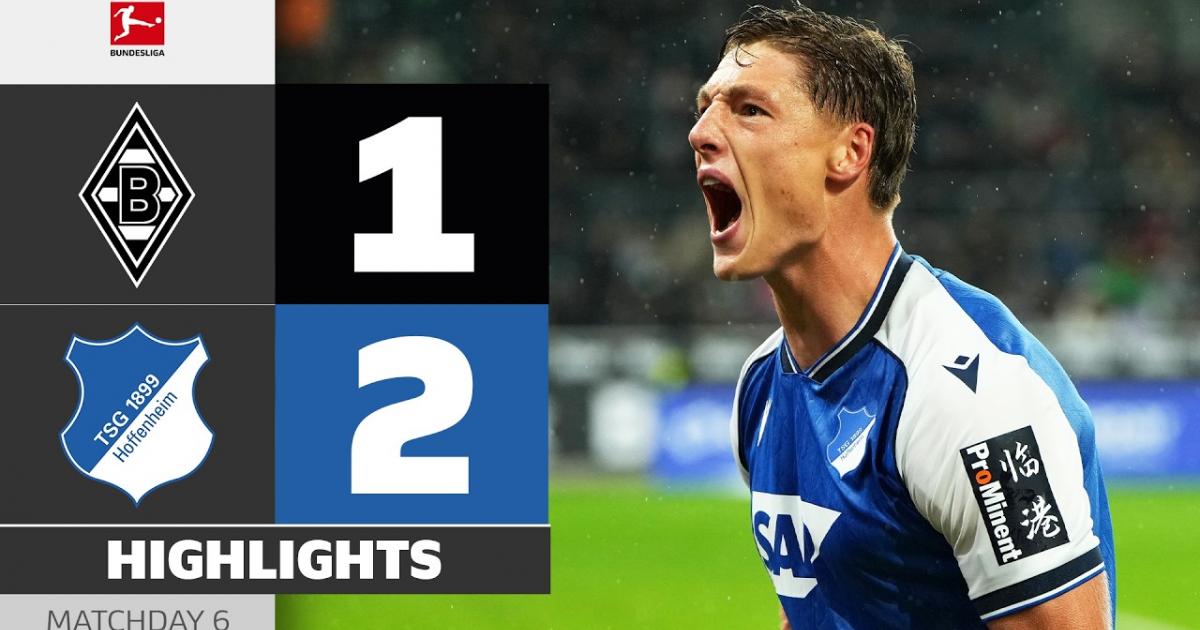 ملخص Borussia Monchengladbach - Hoffenheim