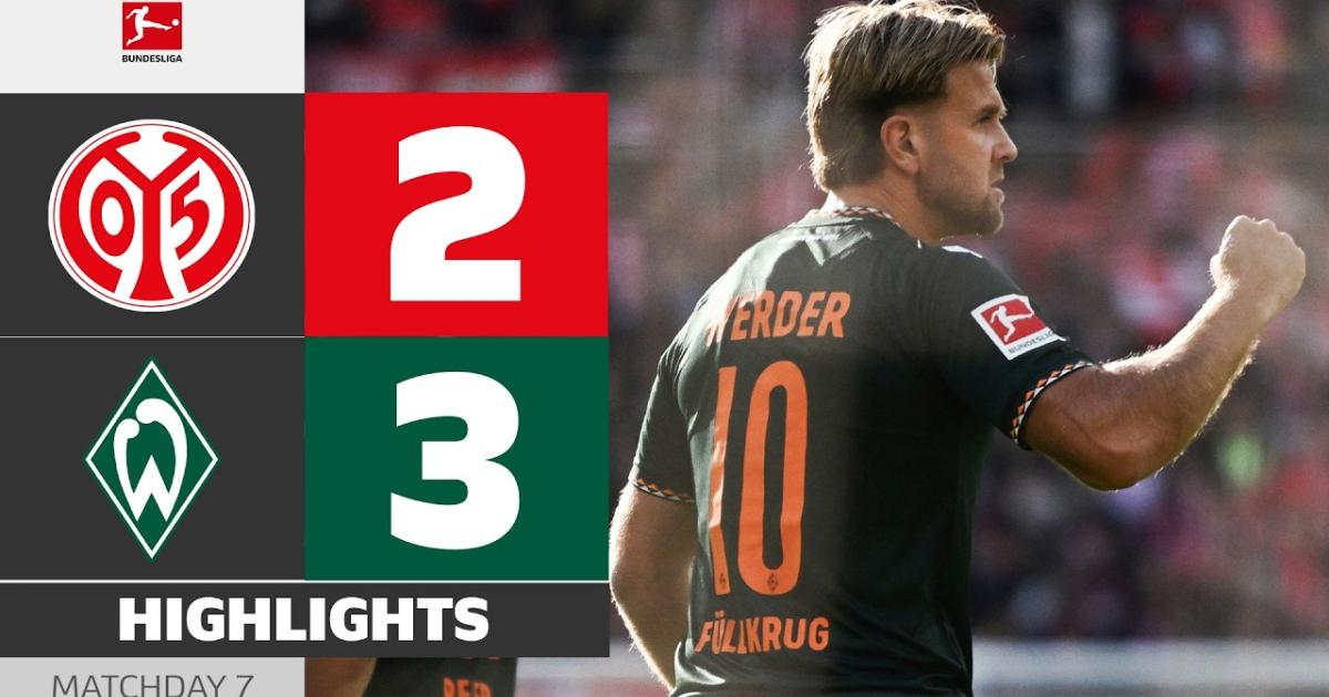ملخص Mainz - Werder Bremen