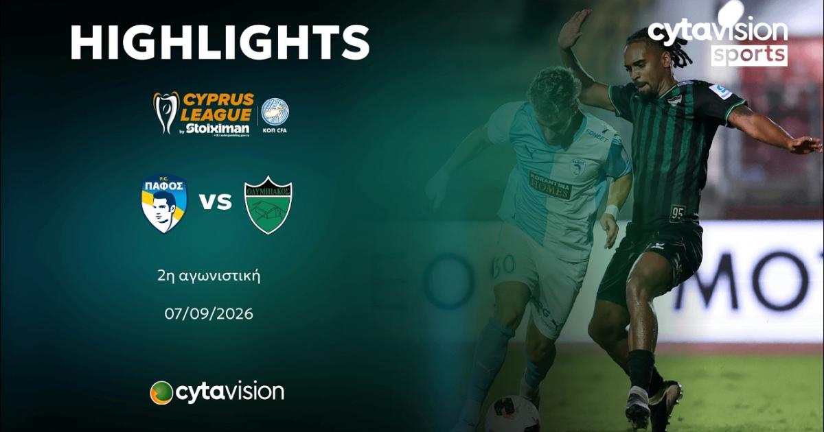 ภาพปกไฮไลท์ Pafos FC - Olympiakos Nicosia
