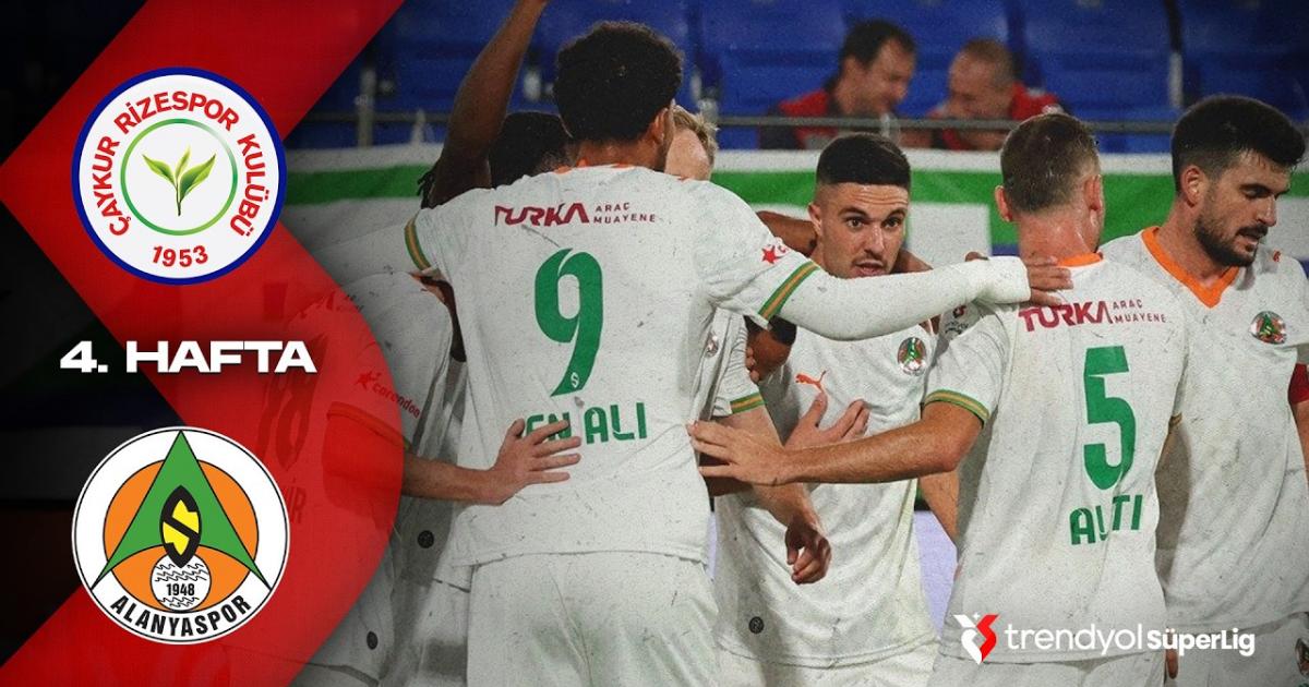 Rizespor - Alanyaspor